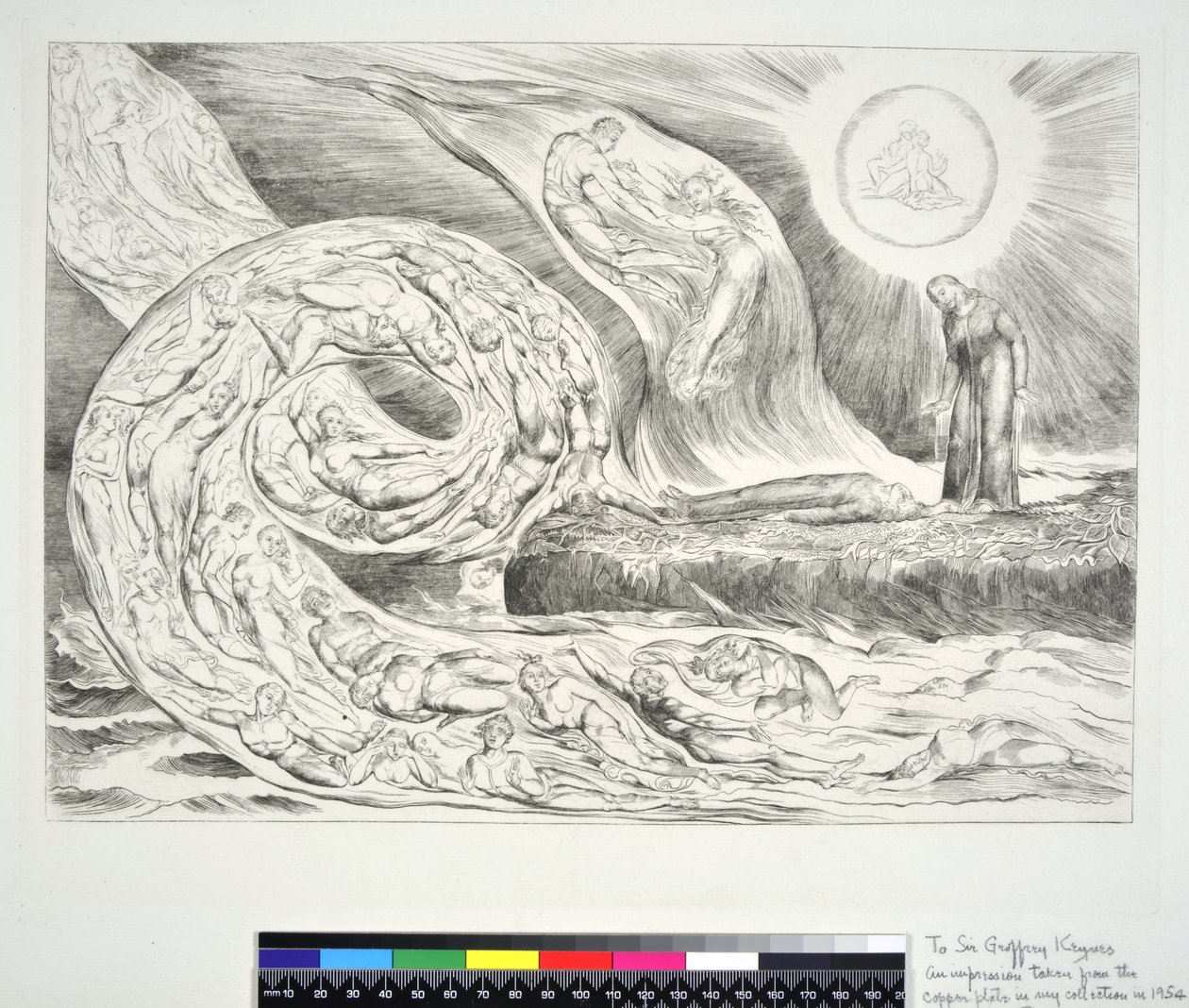 The Circle of the Lustful: Paolo and Francesca Inferno V, illustration to the 