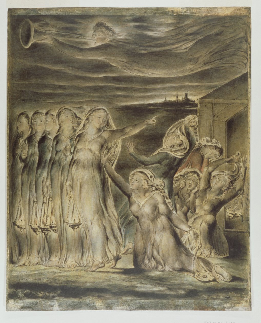 The Wise and Foolish Virgins, c.1822 by William Blake