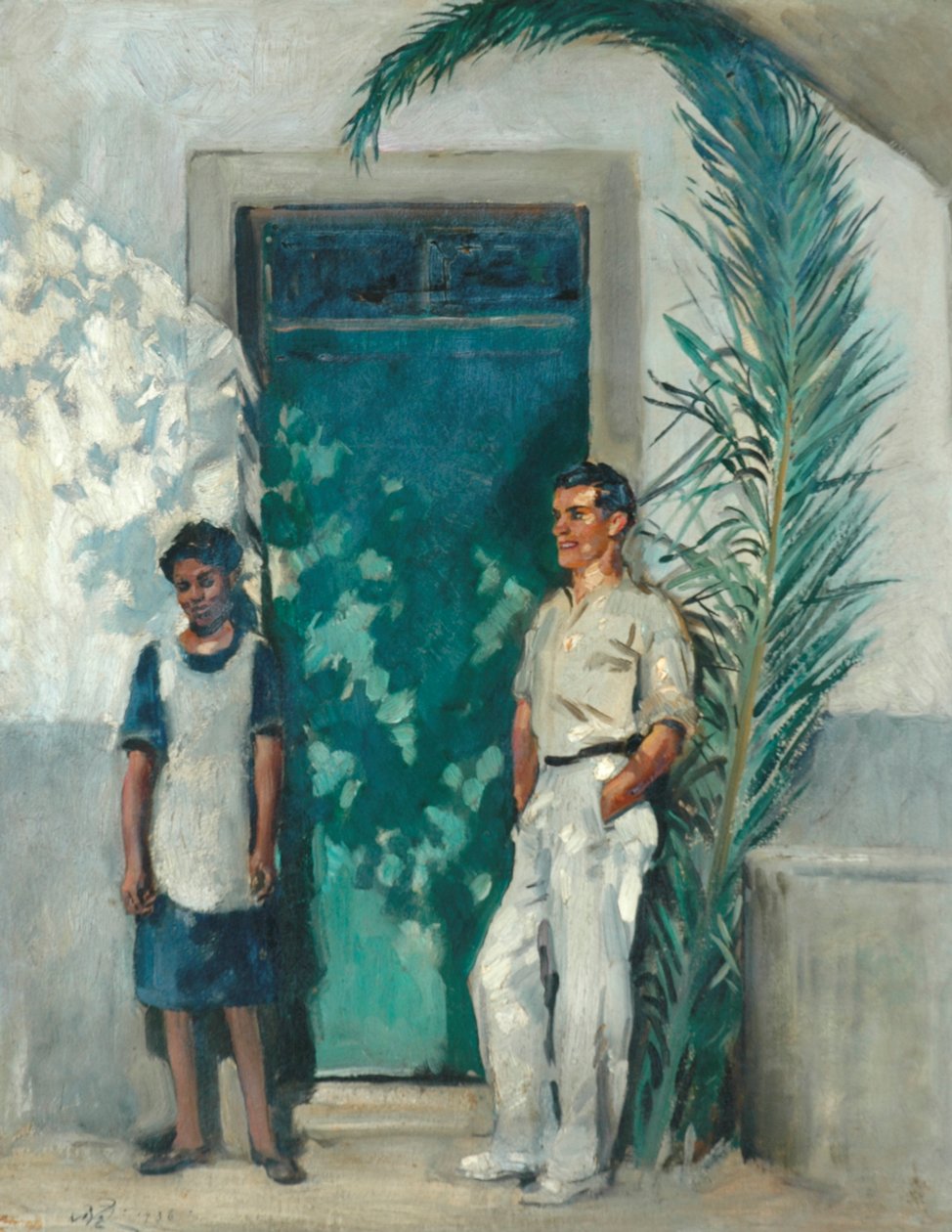 Conversation Piece, Madeira, 1936 by William Bruce Ellis Ranken