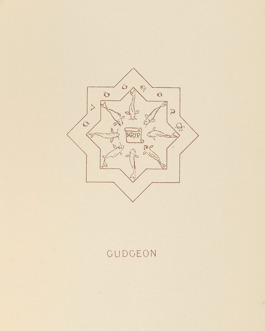 Gudgeon, 1878 by William Burges