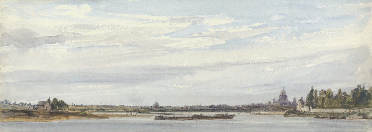 View of Paris from Charenton by William Callow