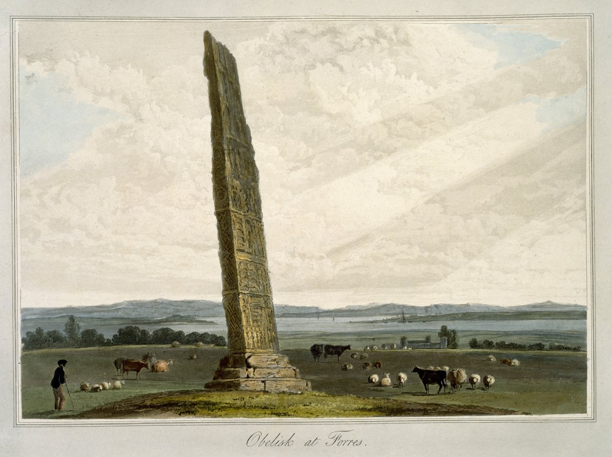 Obelisk at Forres, from 