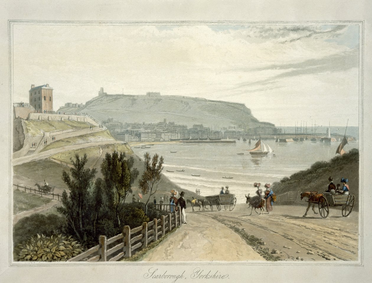 Scarborough, Yorkshire, from Volume VI of 