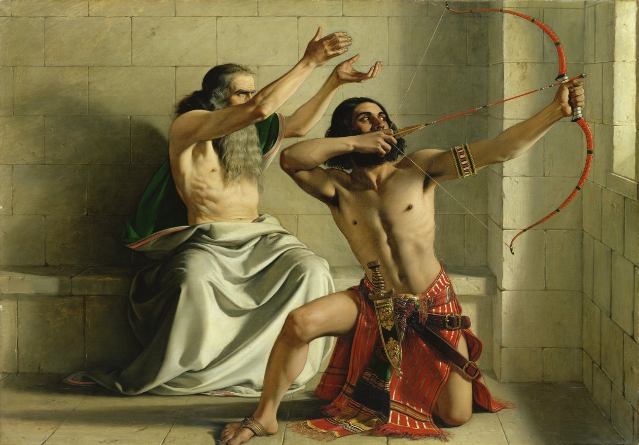 Joash Shooting the Arrow of Deliverance, 1844 by William Dyce