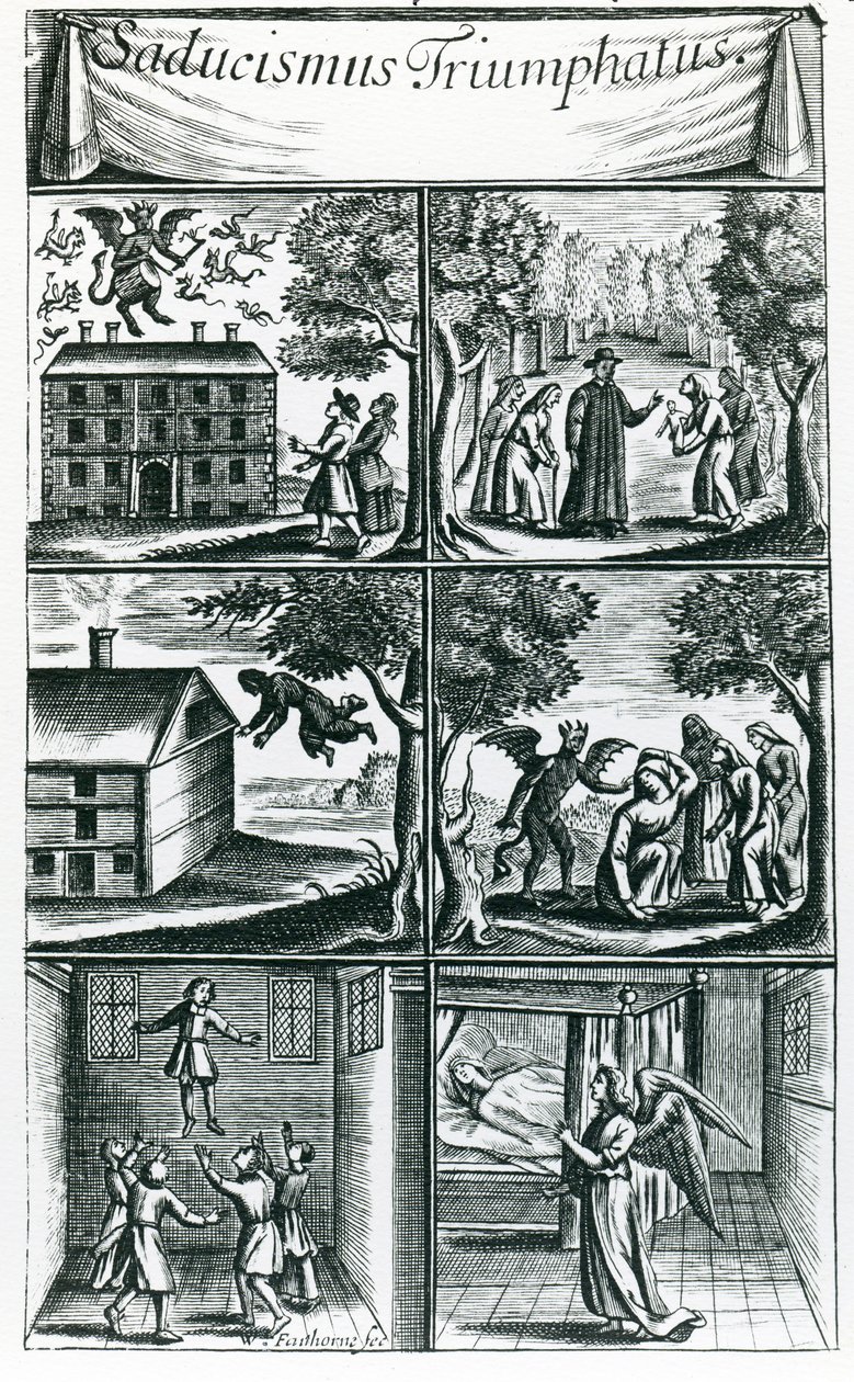 Saducismus Triumphatus, the Second Part (engraved by the artist) by William Faithorne