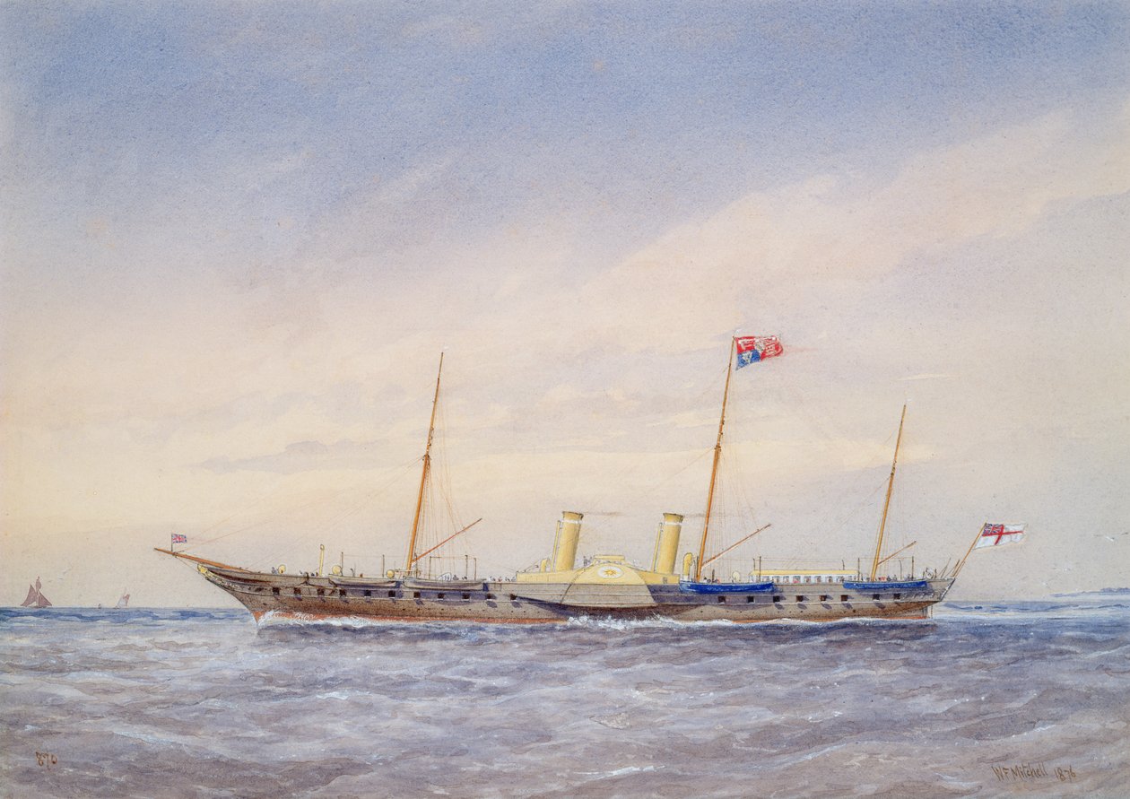 The Royal Yacht Osbourne, 1876 by William Frederick Mitchell