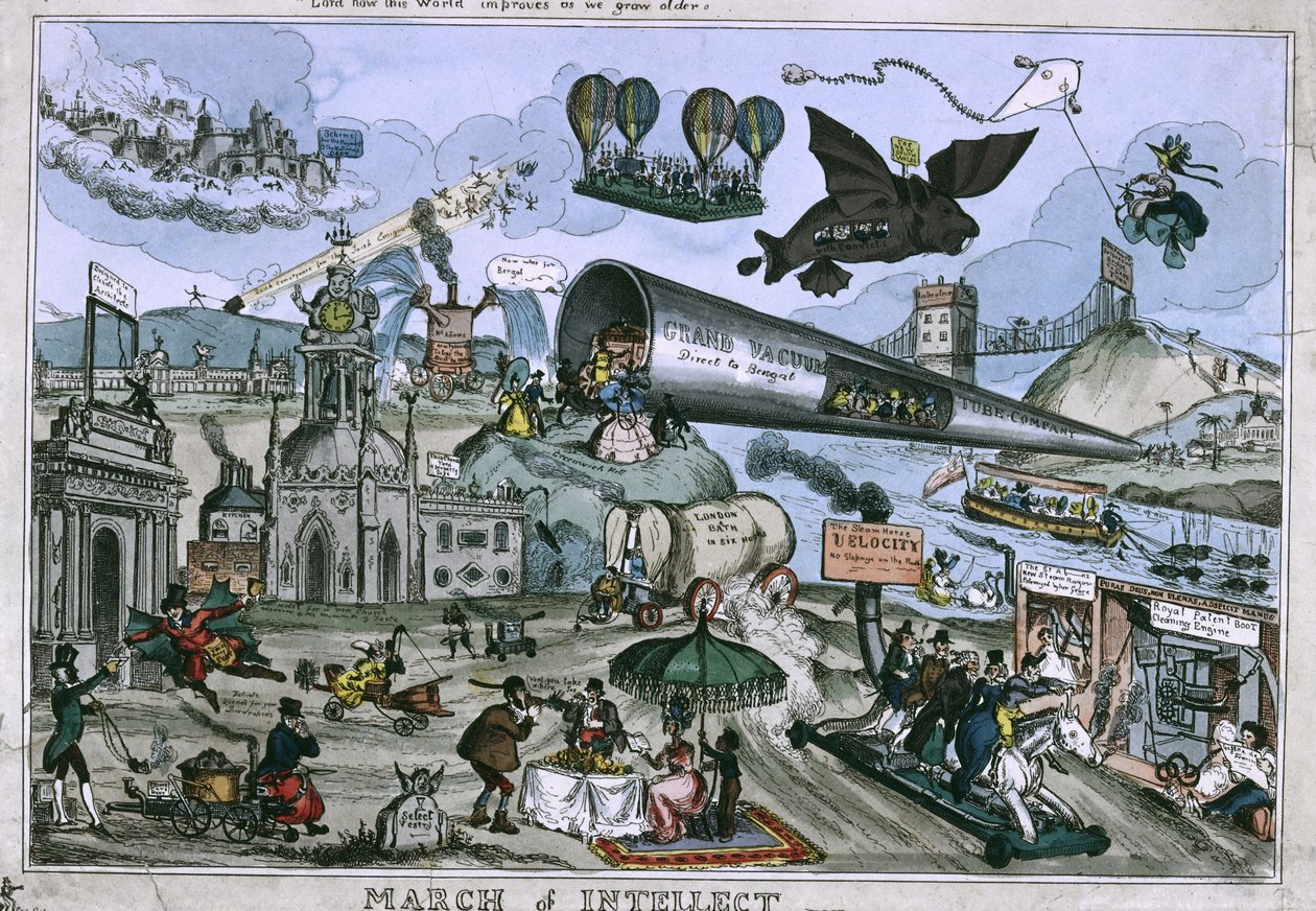March of Intellect, 1829 by William Heath