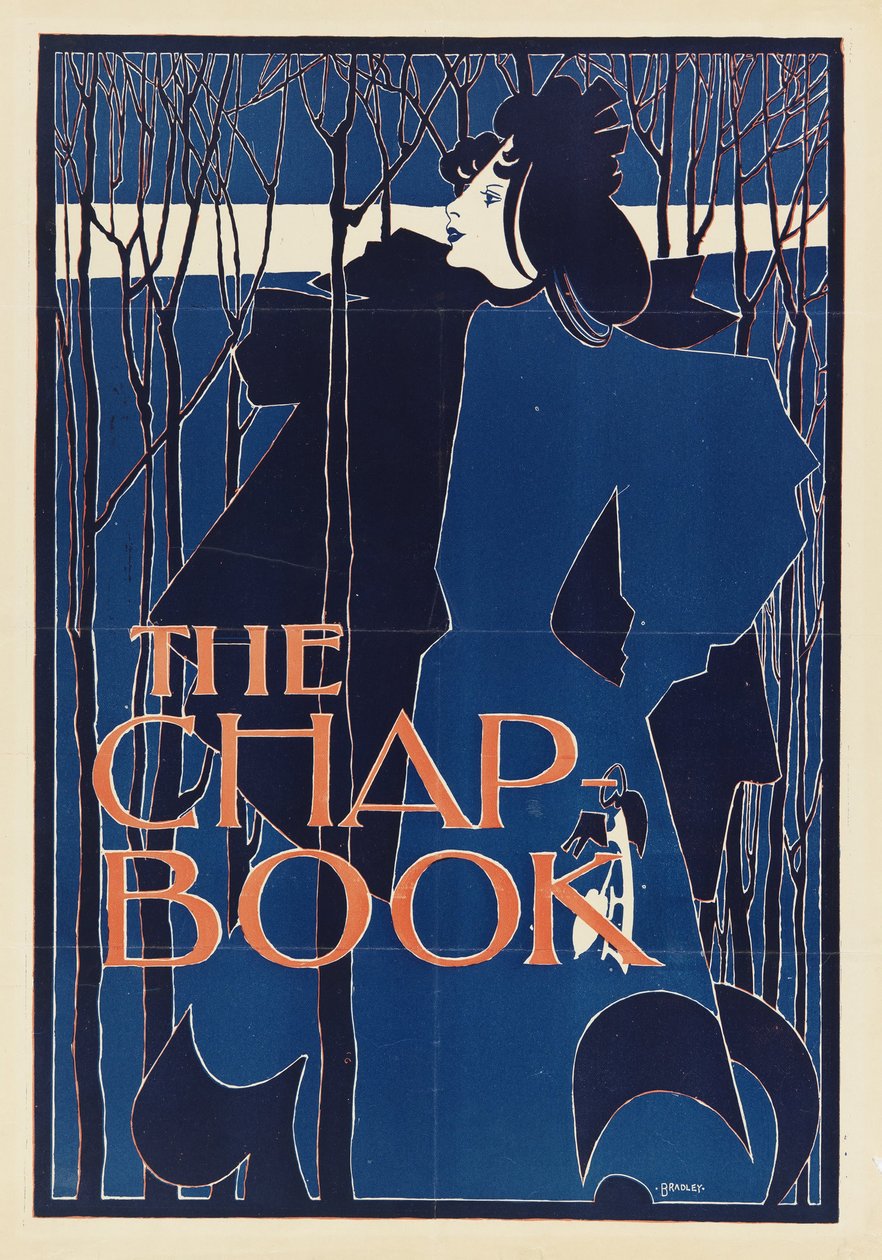 The Blue Lady, Poster for The Chap-Book by William Bradley