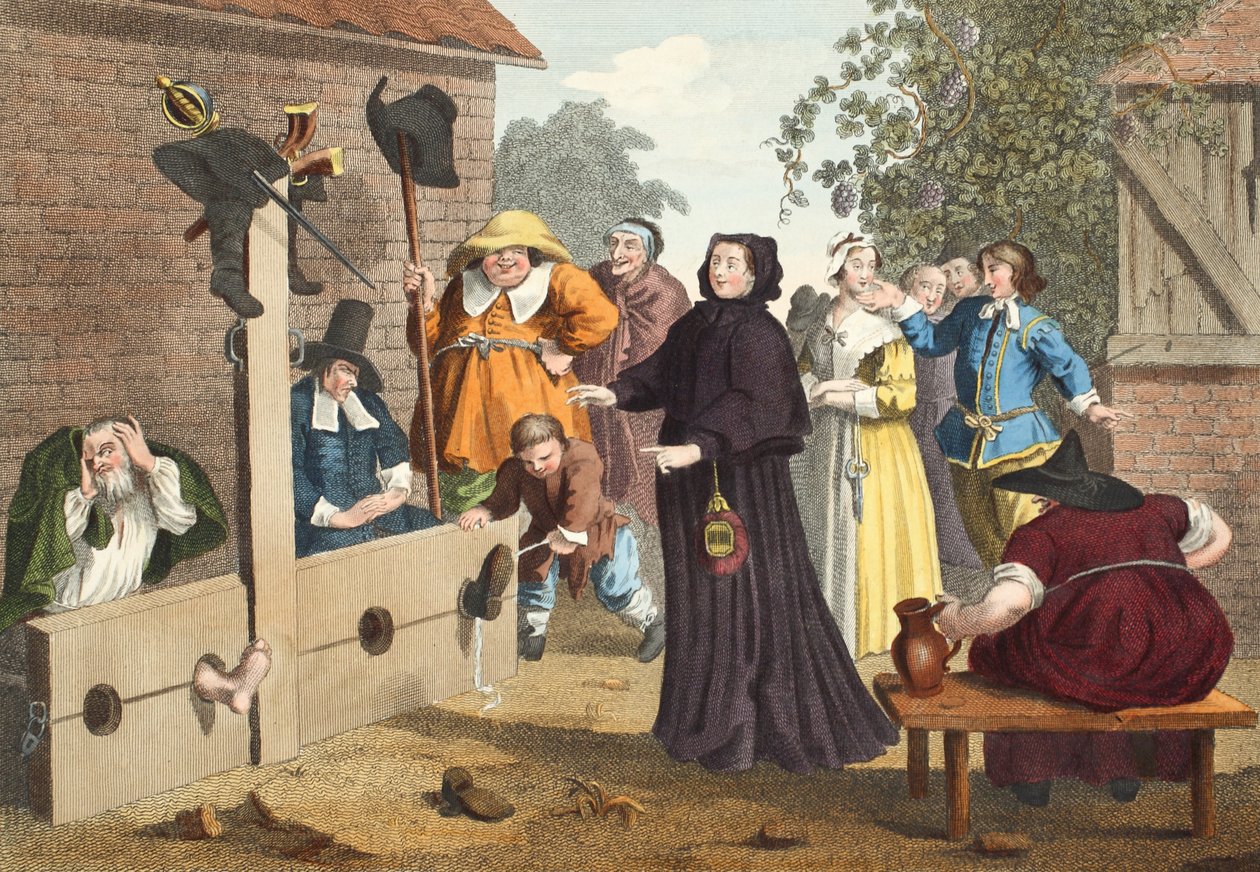Hudibras and Ralpho in the Stocks, from 