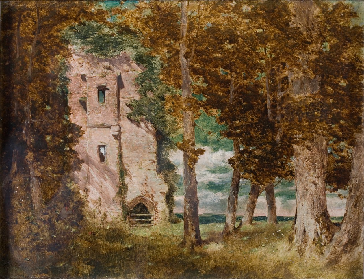 Ruins of Kirkoswald Castle, Cumberland by William James Blacklock