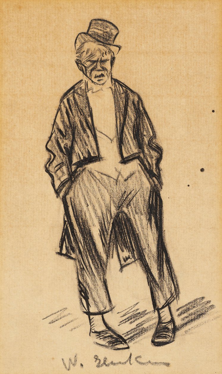 Pigeon-Toed Man by William James Glackens
