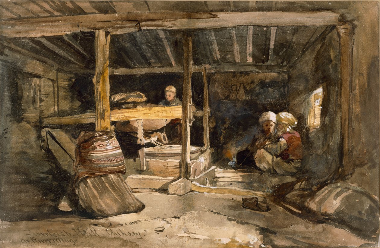 A Turkish Mill, Chikaey by William James Muller