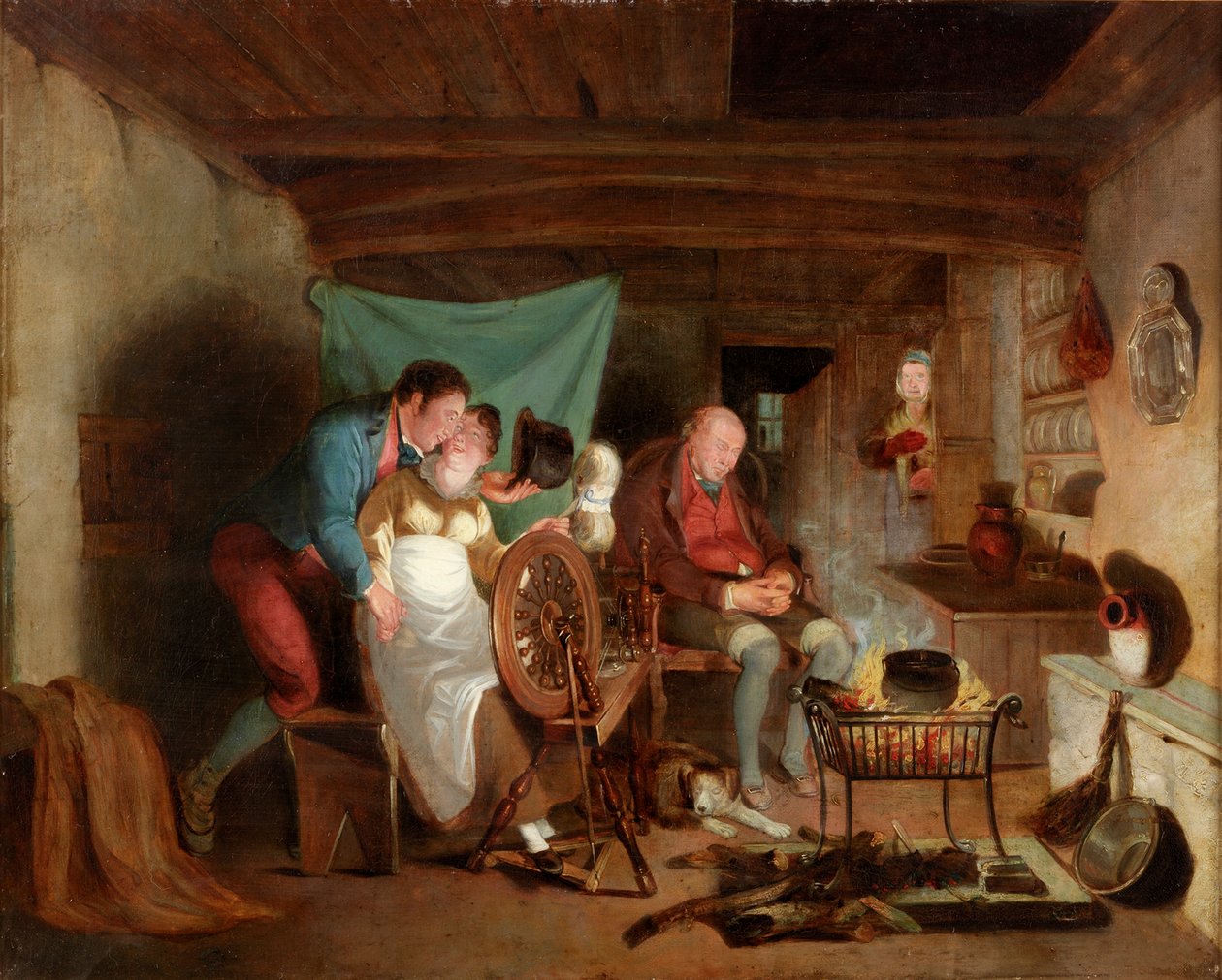 The Stolen Kiss by William Kidd
