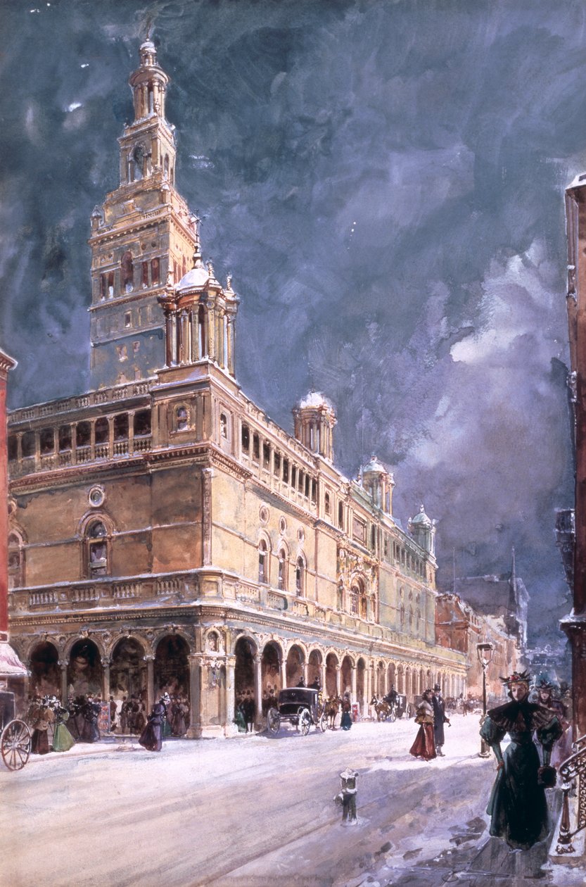 Madison Square Garden, New York, 1895 by William Louis Jnr. Sonntag