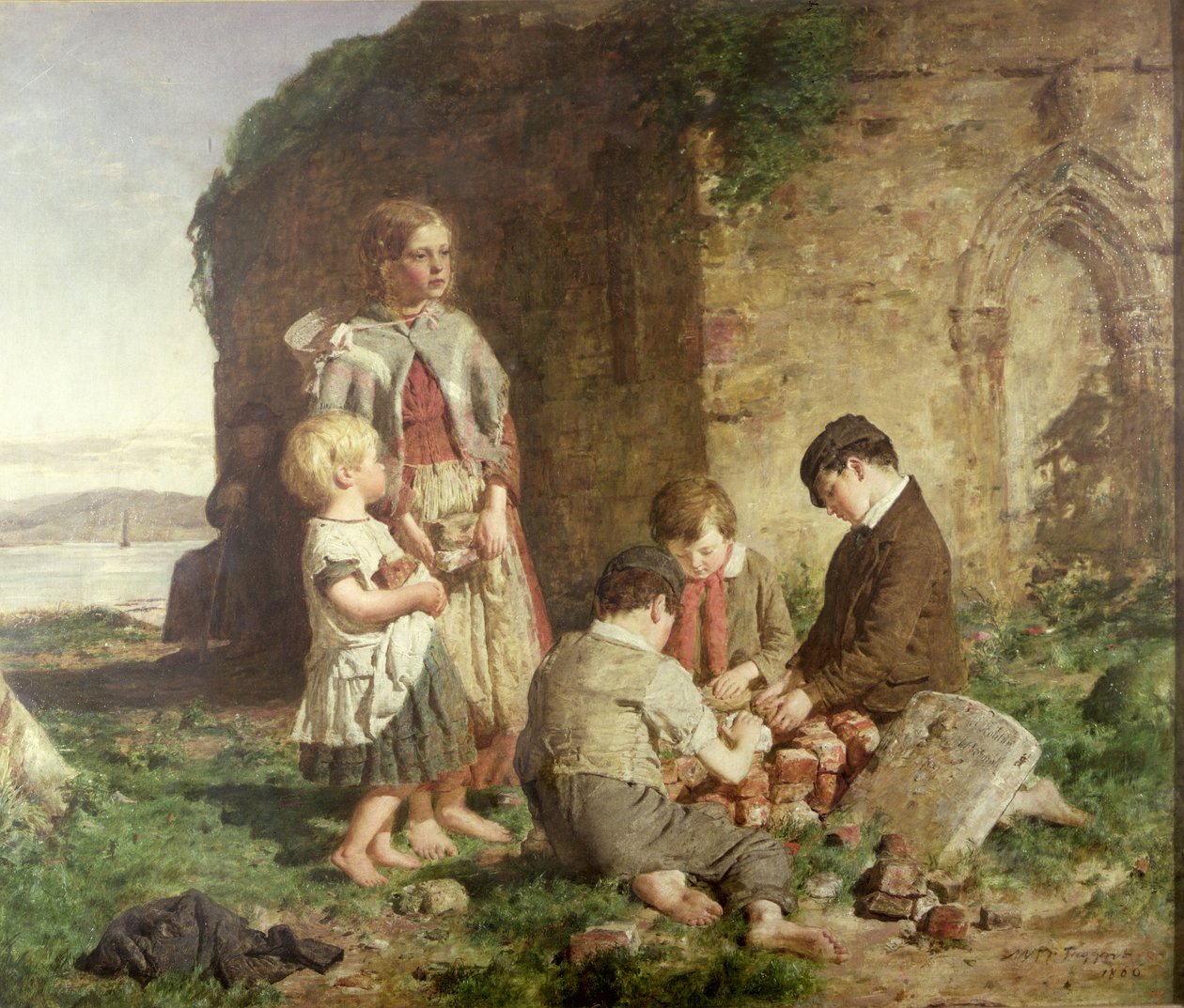 The Past and Present, 1860 by William McTaggart