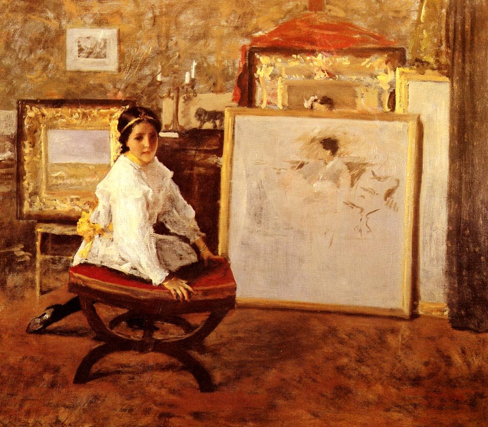Did You Speak to Me? by William Merritt Chase