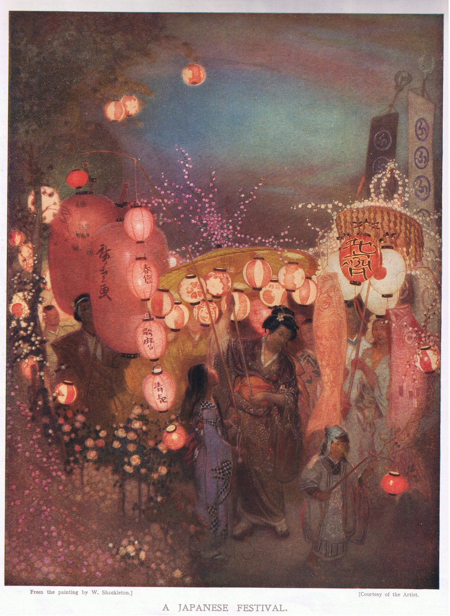 A Japanese Festival by William Shackleton