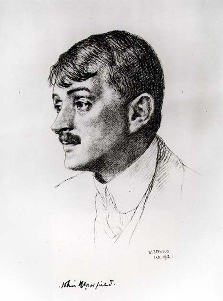 John Masefield (1878-1967), 1912 by William Strang