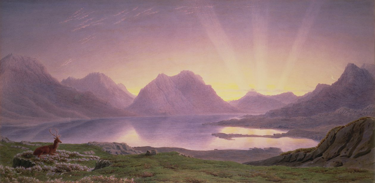 The Dawn, Loch Torridon by Joseph Mallord William Turner