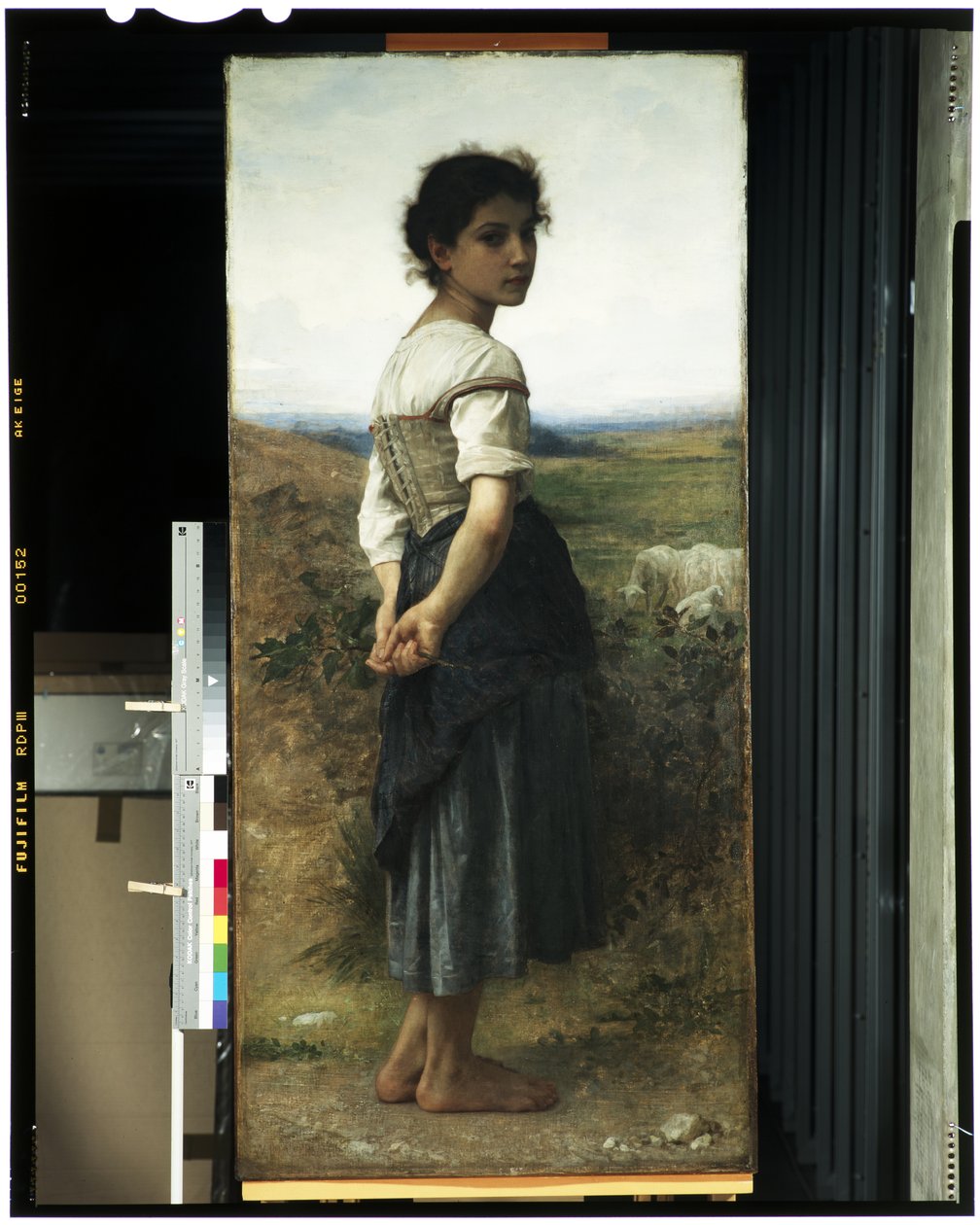 The Young Shepherdess by William-Adolphe Bouguereau