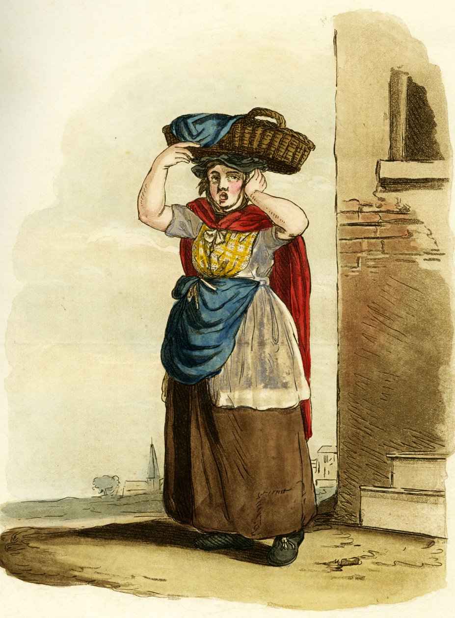 Fish Saleswoman, England by William (after) Alexander