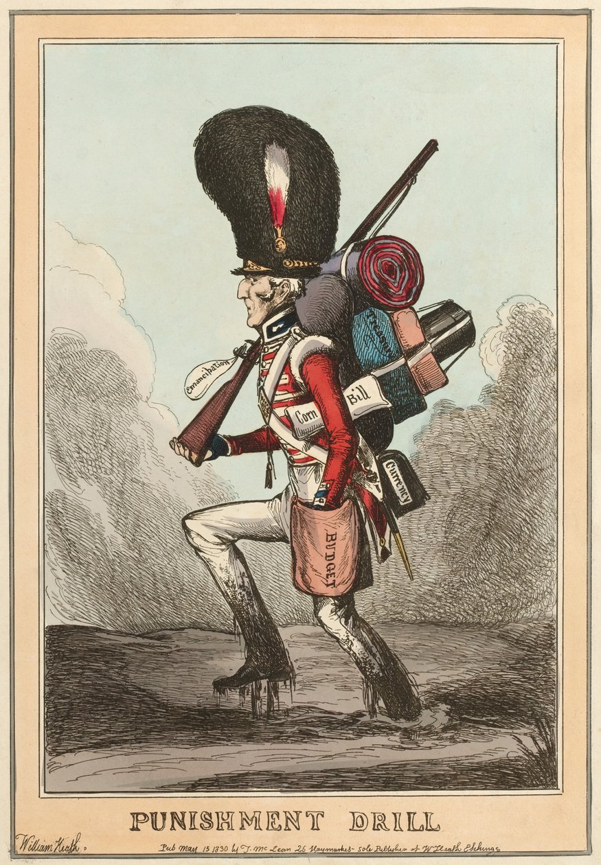 Punishment Drill by William (after) Heath