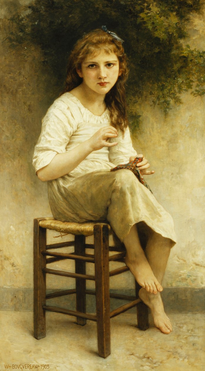 Idle Thoughts by William Adolphe Bouguereau