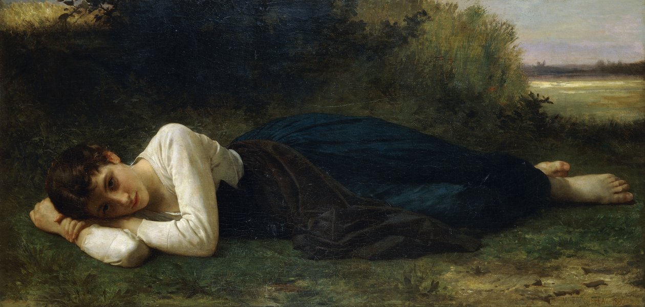 The Rest by William Adolphe Bouguereau