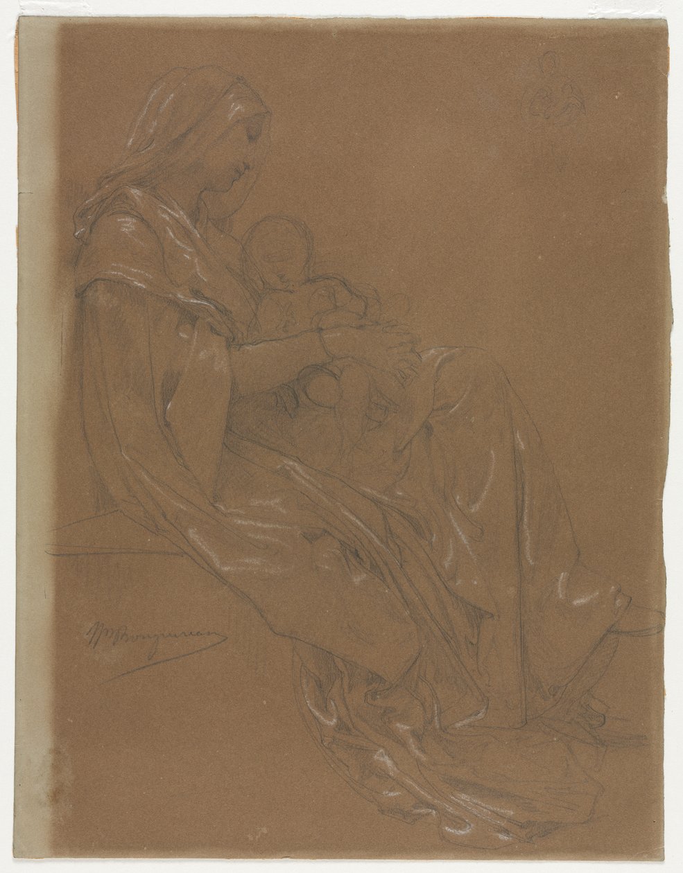 The Virgin and Child by William-Adolphe Bouguereau