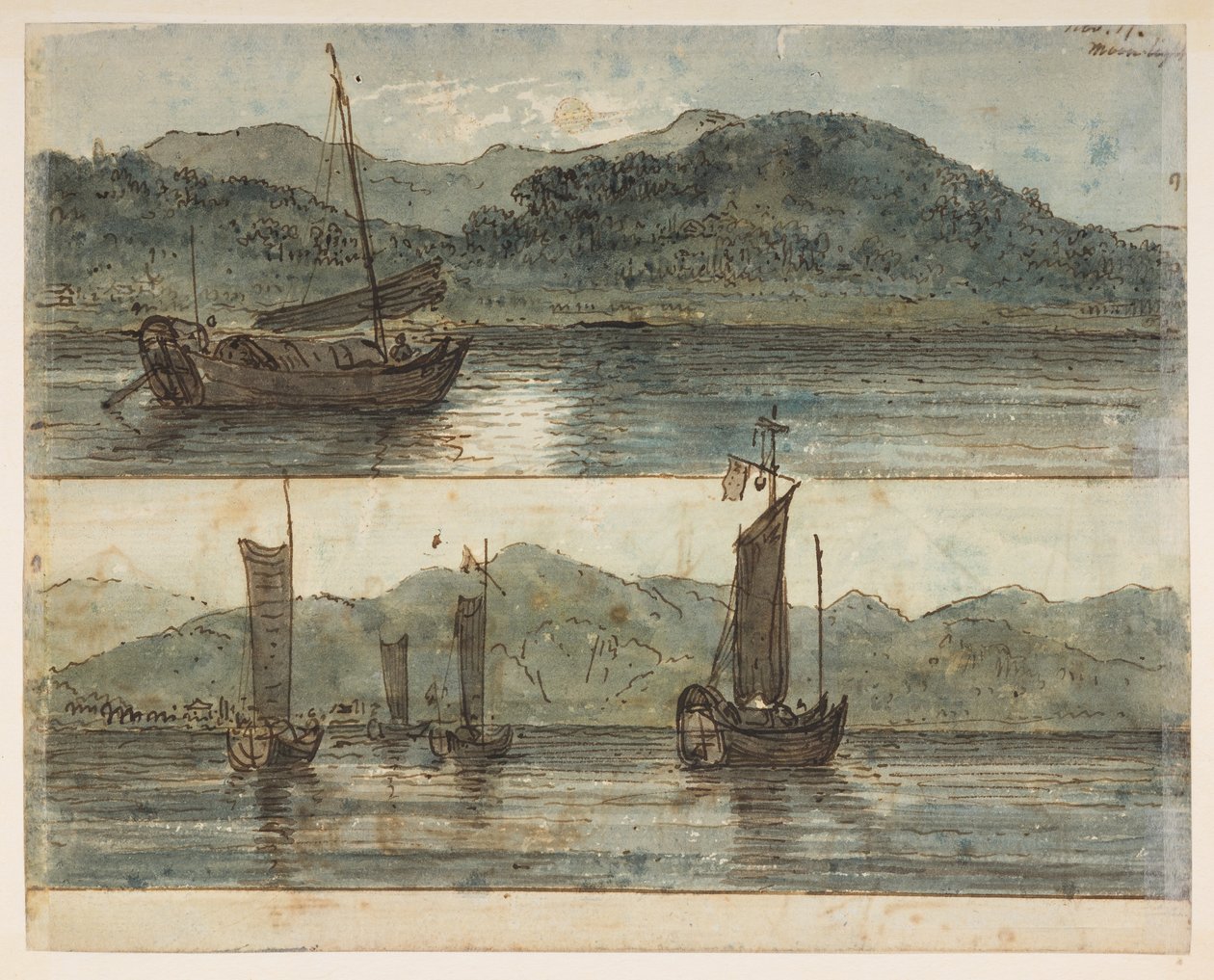 River Scene. 
