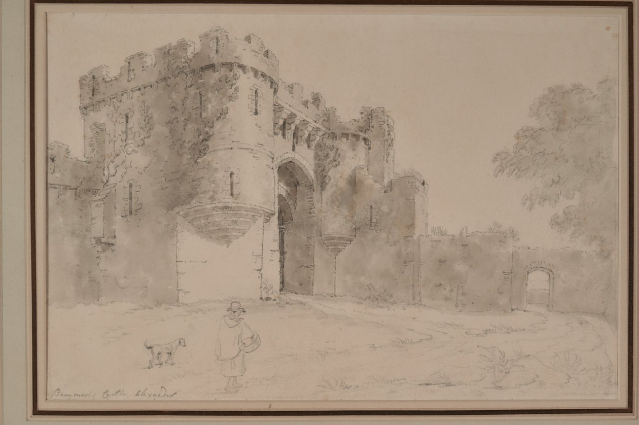 Beaumaris Castle, Anglesey by William Alexander