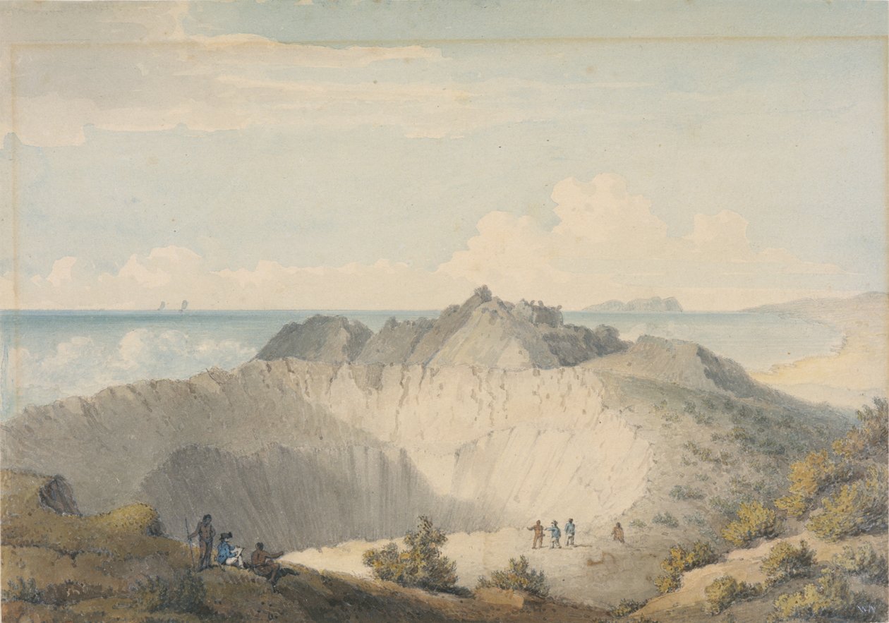 Crater of the Summit of Mount Worroray, Owhyhee by William Alexander