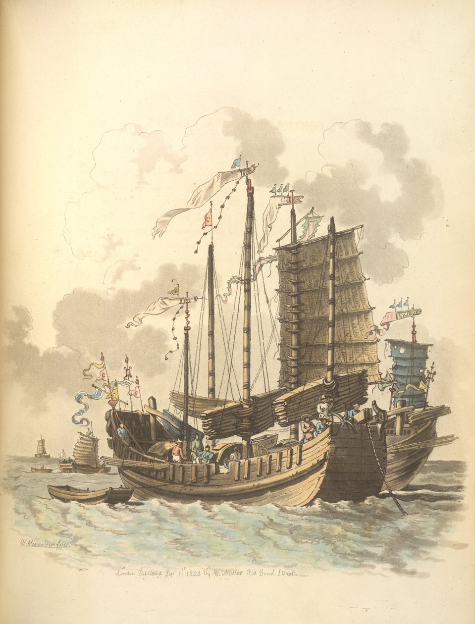 Portraits of sea vessels by William Alexander