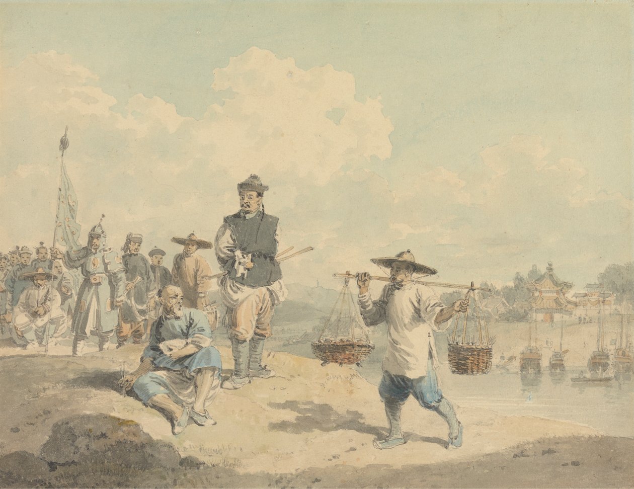 View in the Province of Kiang-nan, China, Taken from Nature by William Alexander