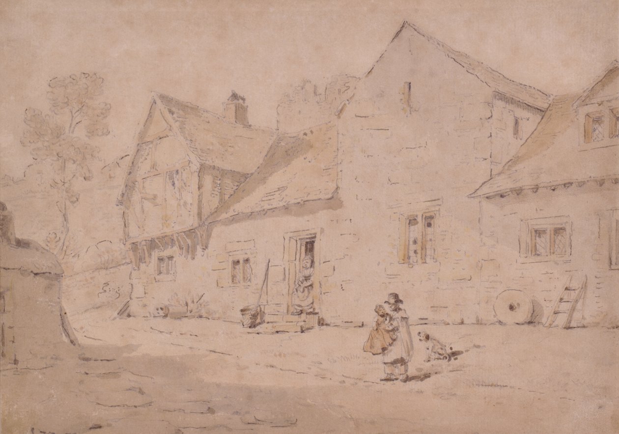 Village Scene, Kent by William Alexander