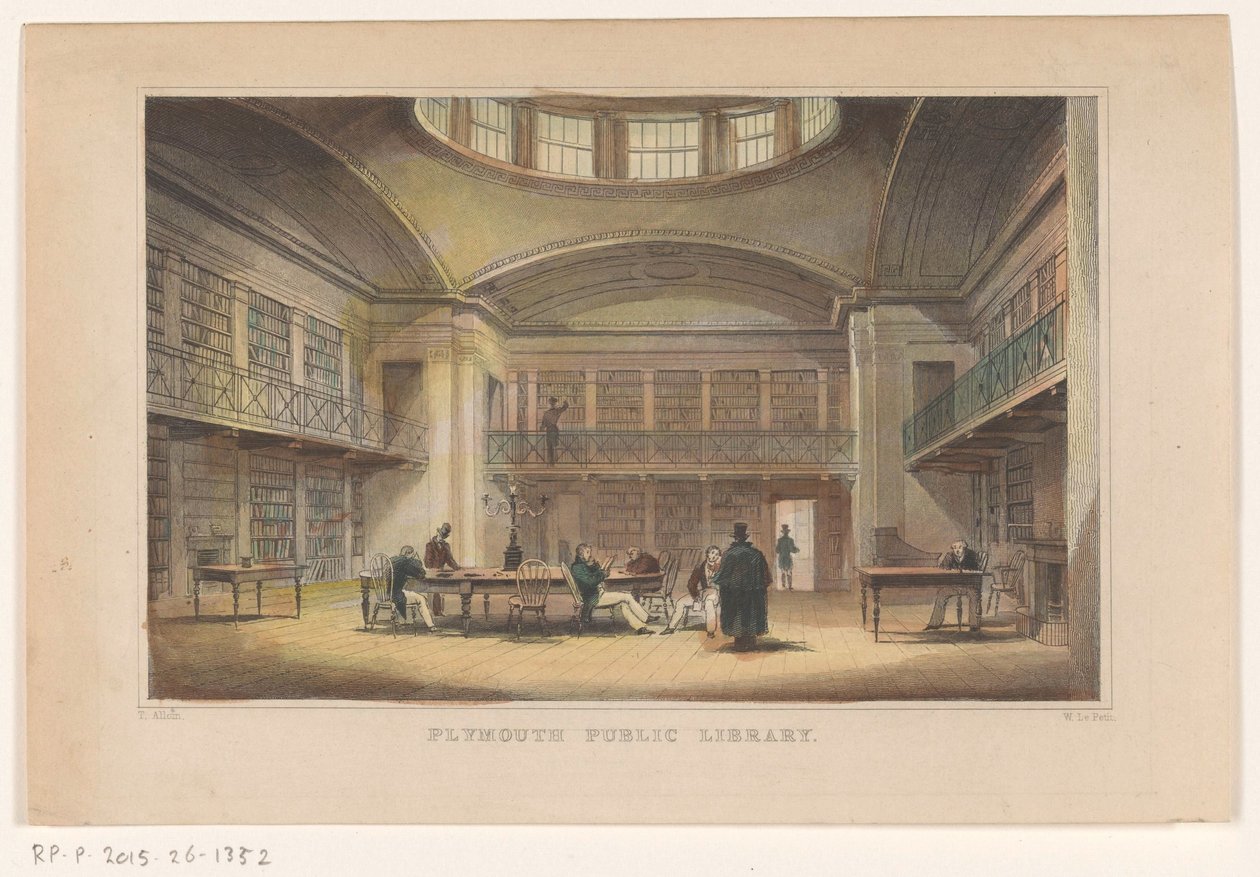 Plymouth Public Library by William Alexander Le Petit