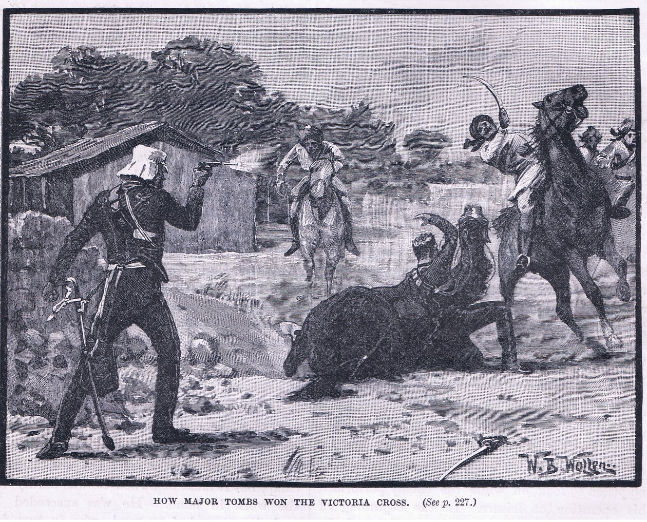 How Major Tombs Won the Victoria Cross 1857 AD by William Barnes Wollen