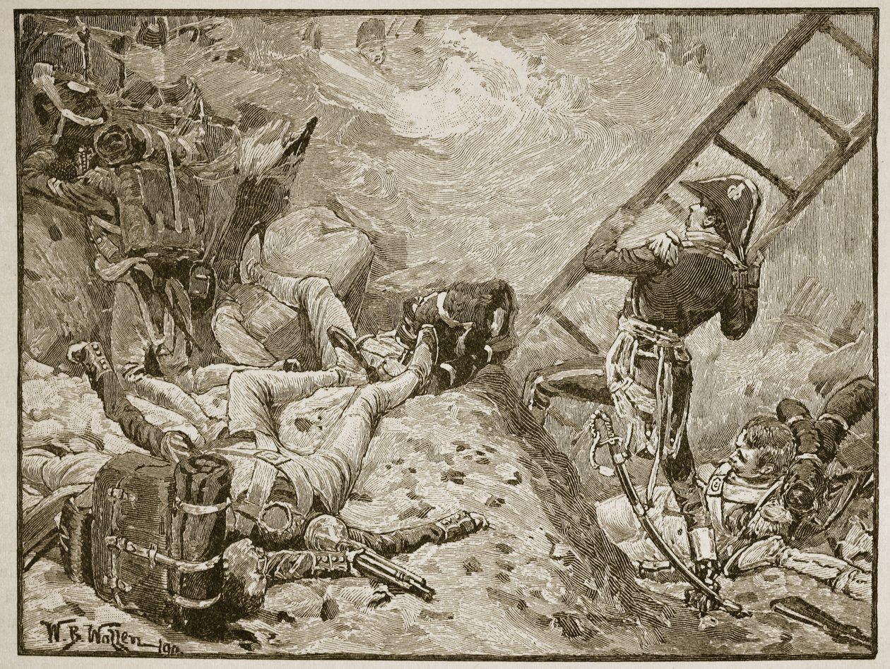 Marshal Lannes at Ratisbon, Illustration from 