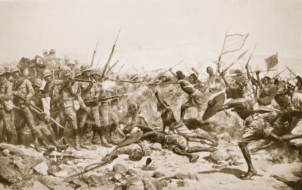 The Battle of Abu Klea, illustration from 
