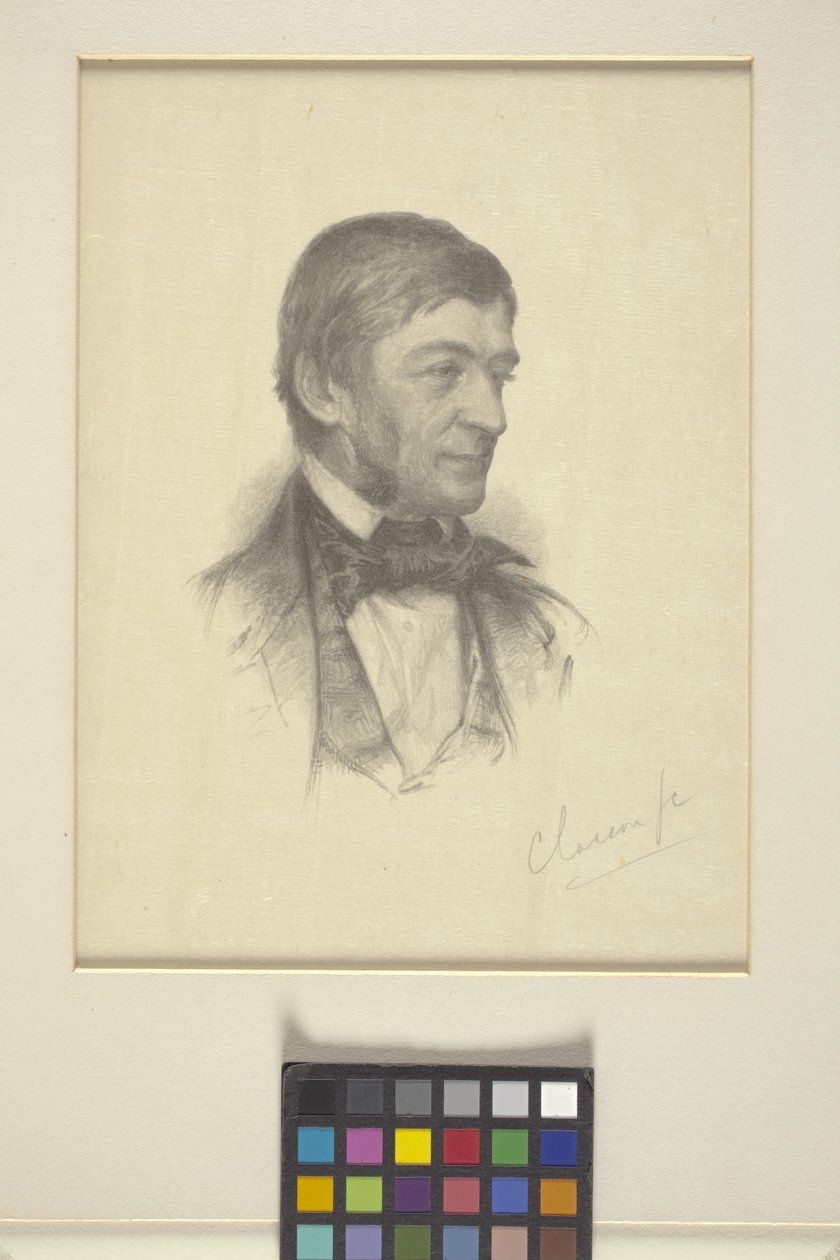 Portrait Of Ralph Waldo Emerson by William Baxter Palmer Closson