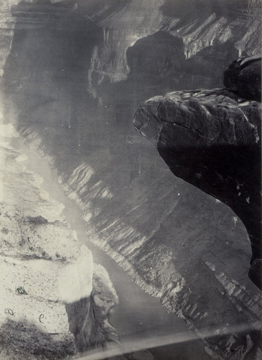 Looking South into the Grand Canyon, Colorado River, Sheavwitz Crossing by William Bell