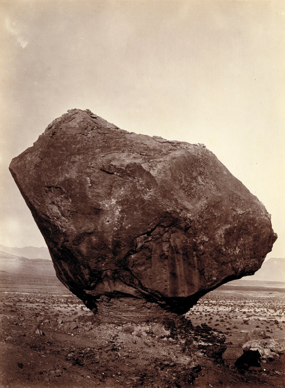Perched Rock, Rocker Creek, Arizona by William Bell