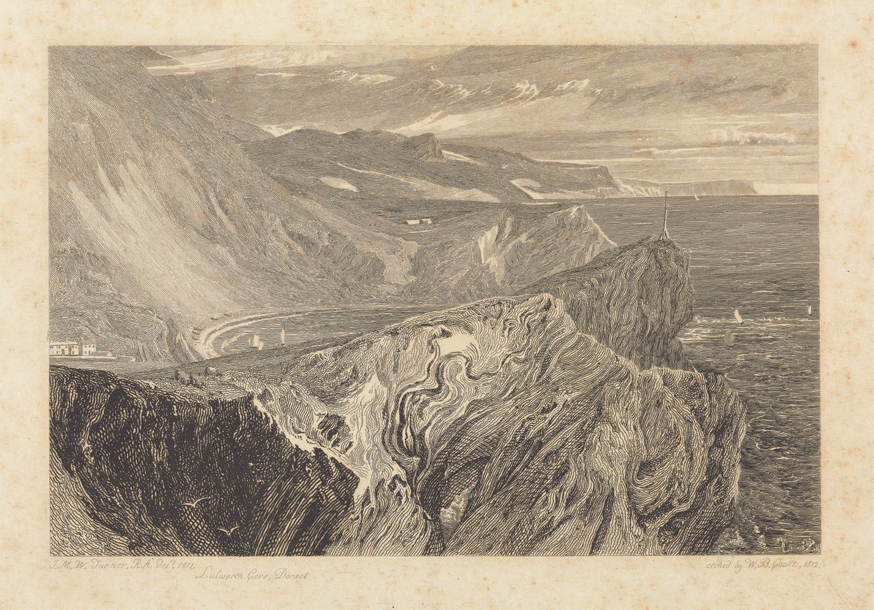 Lulworth Cove, Dorset by William Bernard Cooke