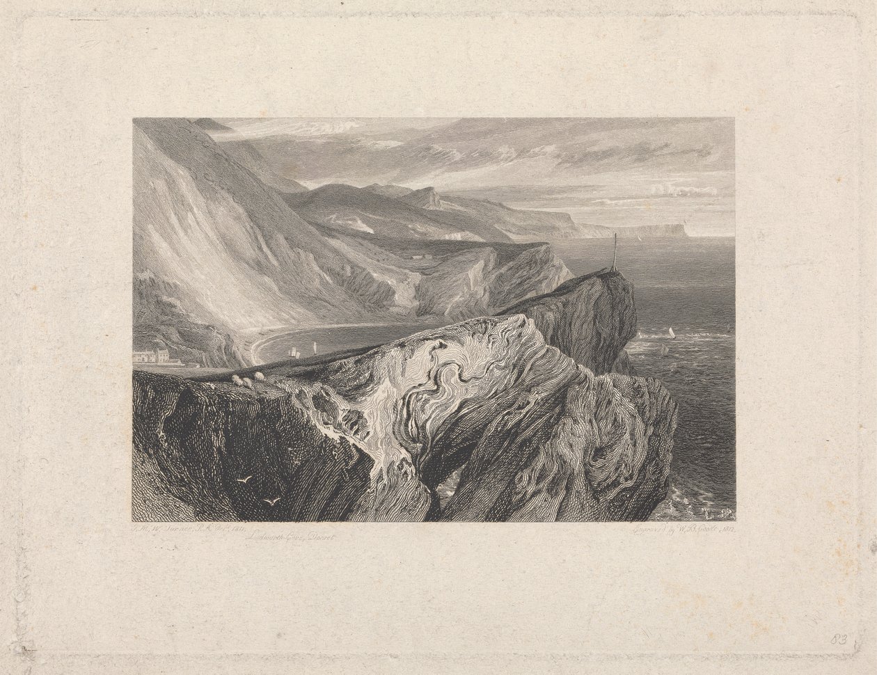Lulworth Cove, Dorset by William Bernard Cooke