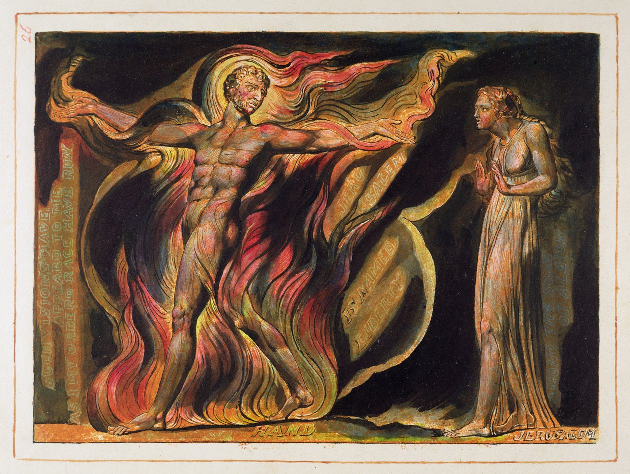 A Naked Man in Flames, plate 26 from 