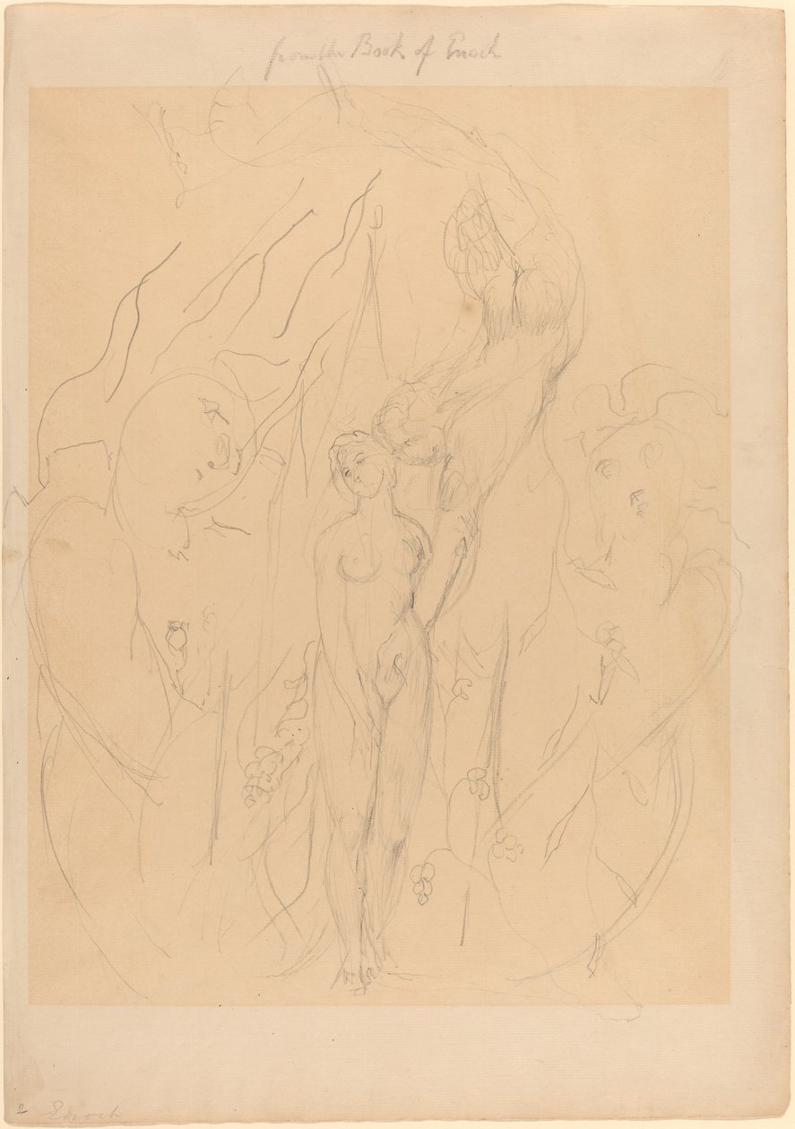 An Angel Teaching a Daughter of Men the Secrets of Sin by William Blake