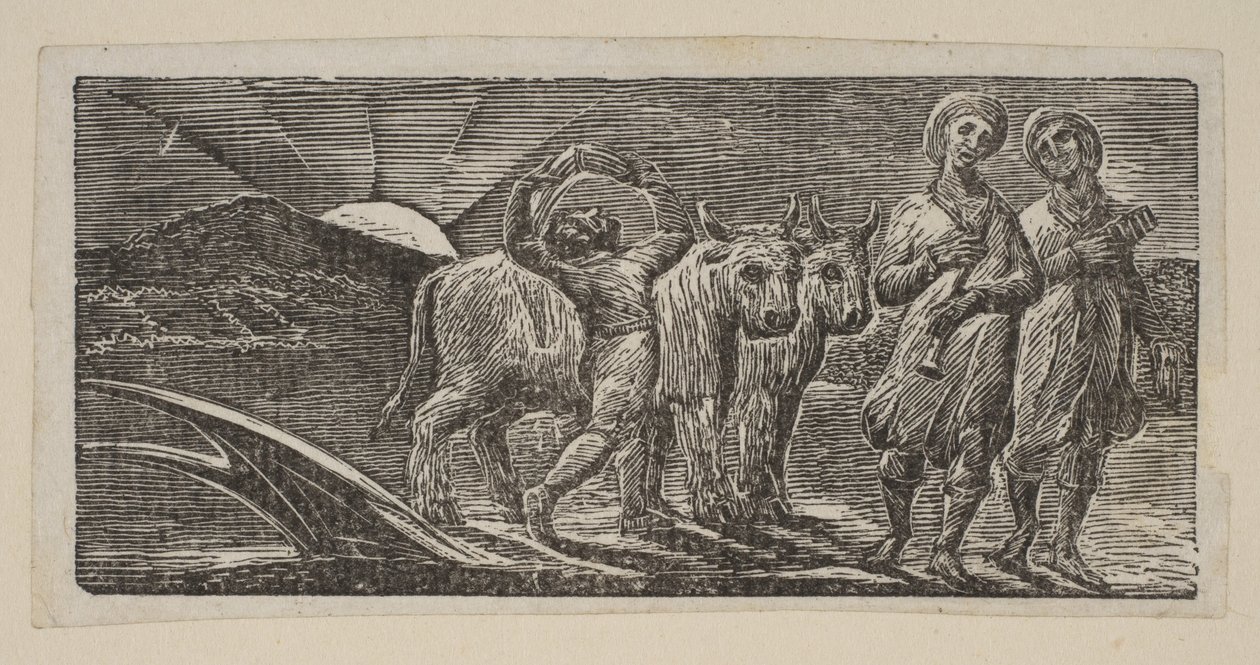 Boy Returning Joyfully, with Plough and Oxen, from Thornton