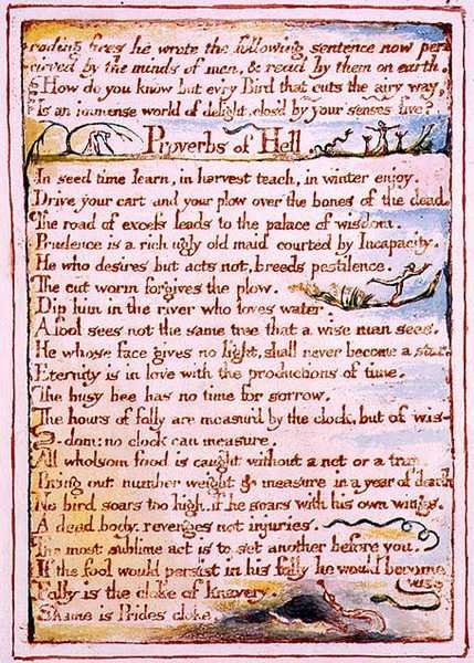 "Corroding fires he wrote the following...", text from 