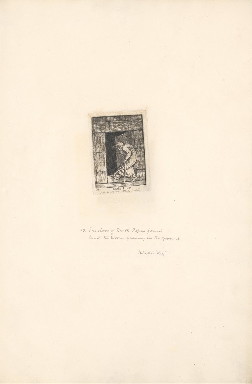 For the Sexes- The Gates of Paradise, Plate 17, Death