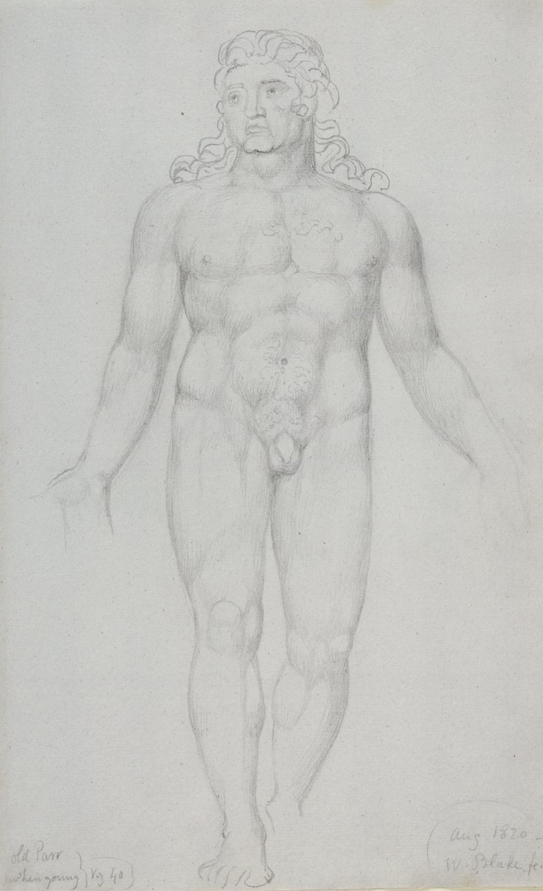 Old Parr When Young, 1820 by William Blake